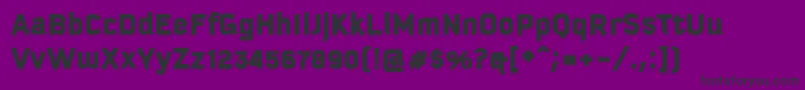 KautivaCyrillicBlack Font – Black Fonts on Purple Background