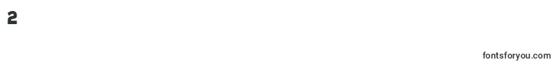 フォントKautivaCyrillicBlack – フォント数字2