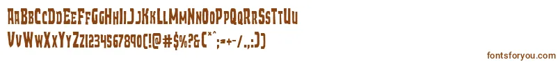 Шрифт Demonpriestcond – коричневые шрифты