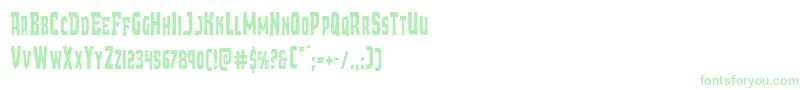 Шрифт Demonpriestcond – зелёные шрифты