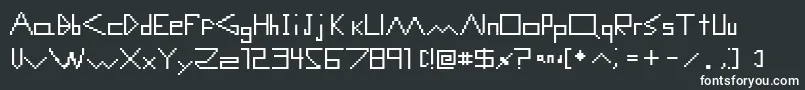 ComputerMalfunctionError Font – White Fonts on Black Background
