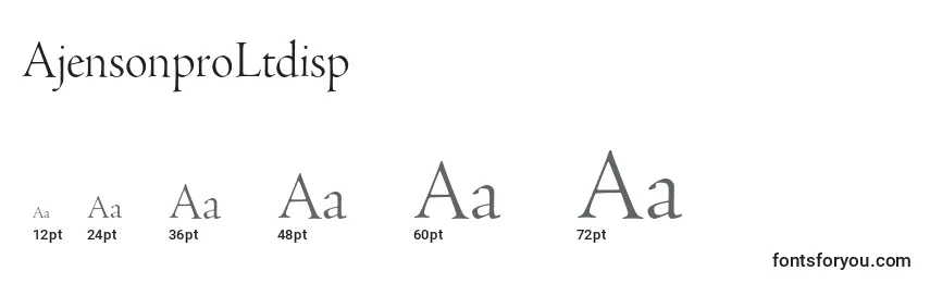 Größen der Schriftart AjensonproLtdisp