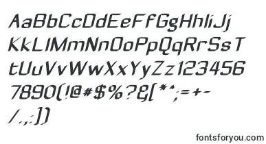 Zyphyteoblique font – high-Tech Fonts