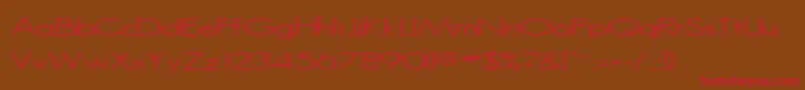 SansSerifMedium Font – Red Fonts on Brown Background