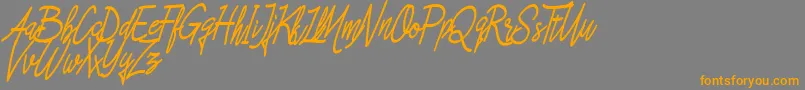More about Asfrogas Font Asfrogas Font – Orange Fonts on Gray Background