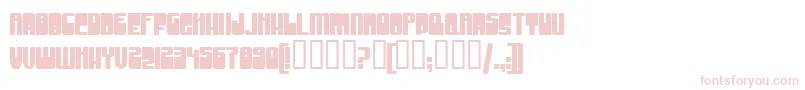 GrooveMachineUprightBold Font – Pink Fonts on White Background