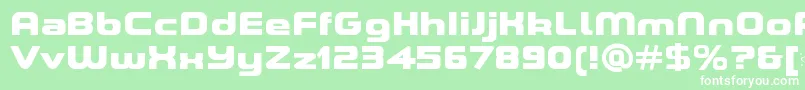 ASpaceHeavyDemo Font – White Fonts on Green Background