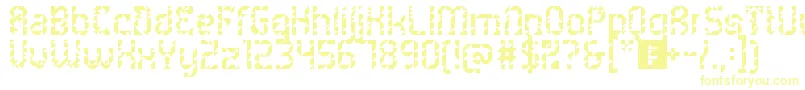 5metrikLightAlien-Schriftart – Gelbe Schriften