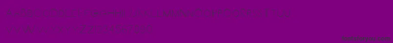 Carrinady Font – Black Fonts on Purple Background