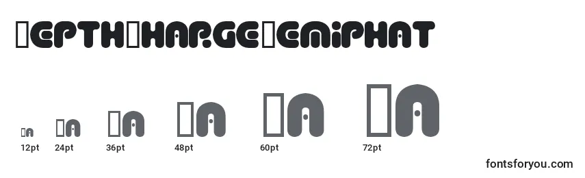 DepthChargeSemiphat Font Sizes