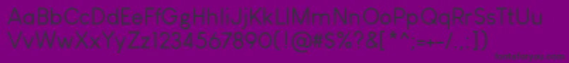 LouisGeorgeCafe Font – Black Fonts on Purple Background