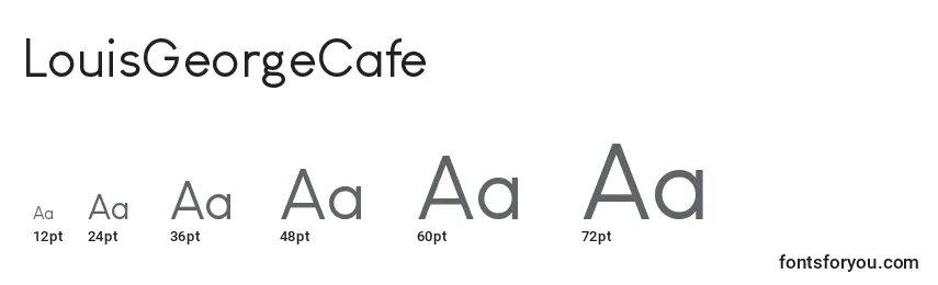 LouisGeorgeCafe Font Sizes