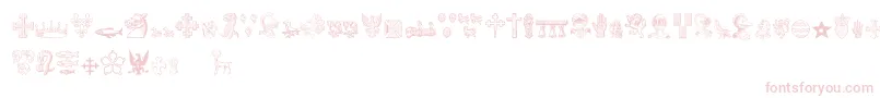HeraldicDevices Font – Pink Fonts on White Background