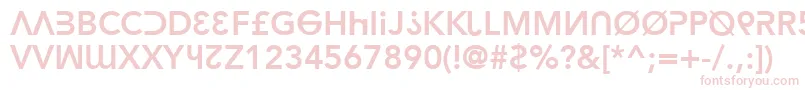 HackerArgot Font – Pink Fonts on White Background