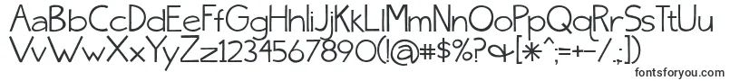 Шрифт SkinnyJeansSolid – шрифты для титров