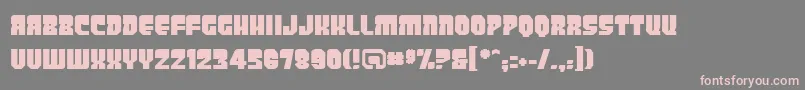 PanicbuttonBb Font – Pink Fonts on Gray Background