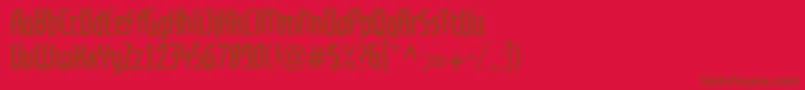 Подробнее о шрифте GrafiloneLlSemiBold Шрифт GrafiloneLlSemiBold – коричневые шрифты на красном фоне
