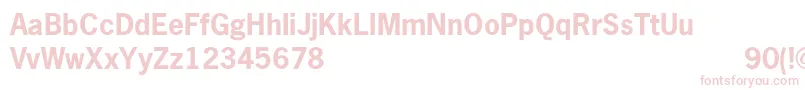 NewgothicBold Font – Pink Fonts on White Background