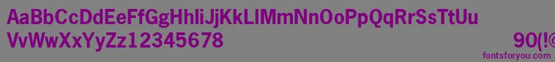 NewgothicBold Font – Purple Fonts on Gray Background