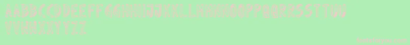 JuinoNet Font – Pink Fonts on Green Background