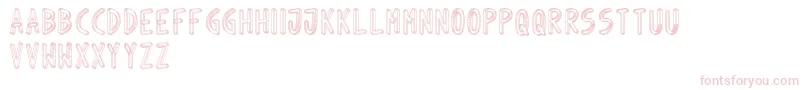 JuinoNet Font – Pink Fonts on White Background