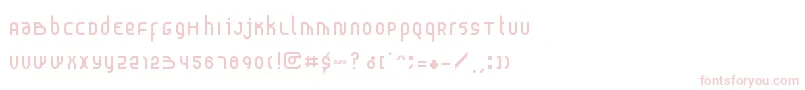 Probolinggo Font – Pink Fonts on White Background