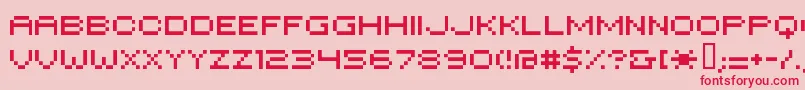 Hiloginreg Font – Red Fonts on Pink Background