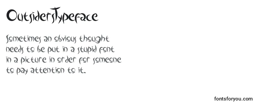 Review of the OutsidersTypeface (25586) Font