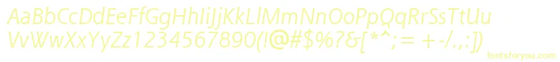 ShannonAttItalic Font – Yellow Fonts