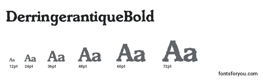 DerringerantiqueBold Font Sizes