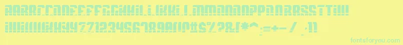 Подробнее о шрифте SpyhVent Шрифт SpyhVent – зелёные шрифты на жёлтом фоне