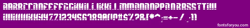 SpyhVent Font – White Fonts on Purple Background