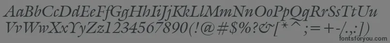 Tt0068m Font – Black Fonts on Gray Background