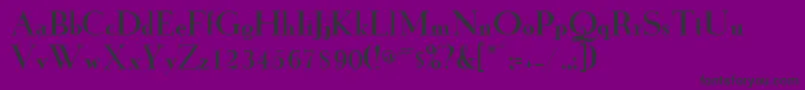 GrailNew-fontti – mustat fontit violetilla taustalla