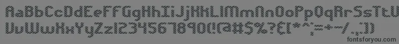 Volatil1 Font – Black Fonts on Gray Background