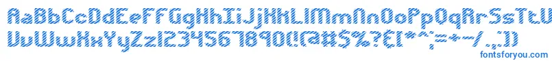 Шрифт Volatil1 – синие шрифты