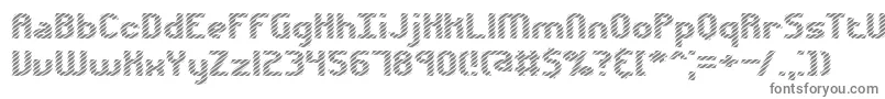 Volatil1-Schriftart – Graue Schriften auf weißem Hintergrund