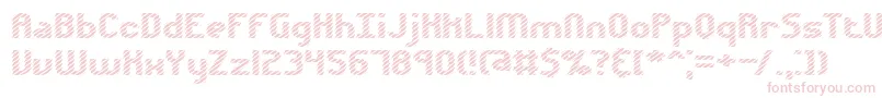 Шрифт Volatil1 – розовые шрифты на белом фоне
