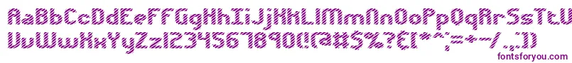 Volatil1 Font – Purple Fonts on White Background