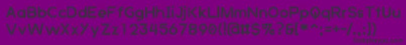 AnkladaNovazRegular Font – Black Fonts on Purple Background