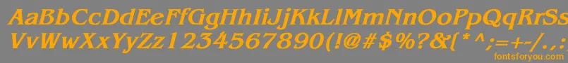 More about BenguiatBoldItalic Font BenguiatBoldItalic Font – Orange Fonts on Gray Background