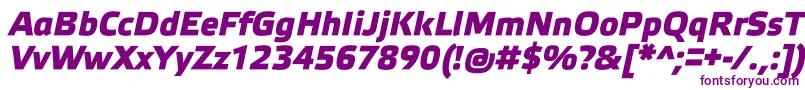More about ElektraMediumProBoldItalic Font ElektraMediumProBoldItalic Font – Purple Fonts on White Background