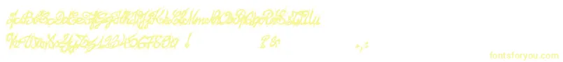 El26fontBrush2129 Font – Yellow Fonts