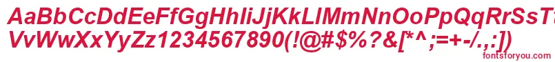 ArialKoi8BoldItalic Font – Red Fonts