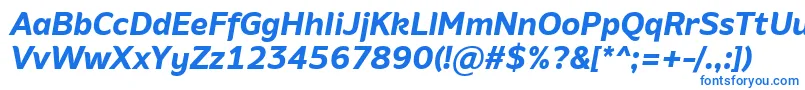 AminoBoldItalic Font – Blue Fonts