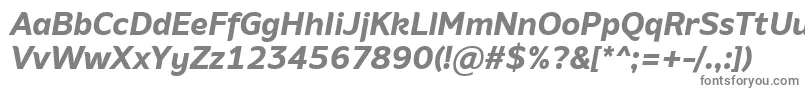 AminoBoldItalic Font – Gray Fonts