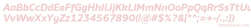 AminoBoldItalic Font – Pink Fonts