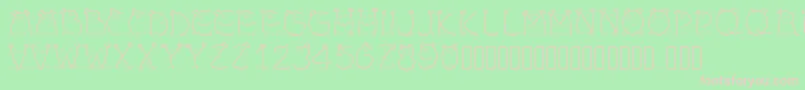 Pwchildren Font – Pink Fonts on Green Background