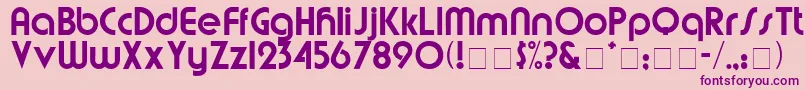 MumboDisplaySsi Font – Purple Fonts on Pink Background