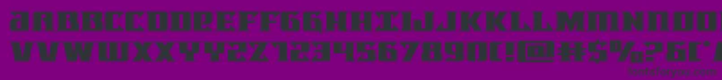 Lifeforceexpand-fontti – mustat fontit violetilla taustalla